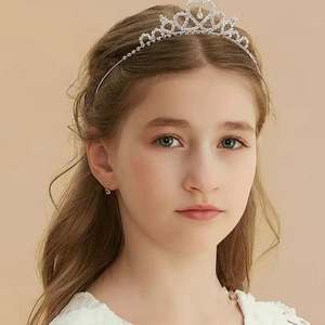 Princess Tiara - Girls Sparkly Crown Hair Accessory NZ