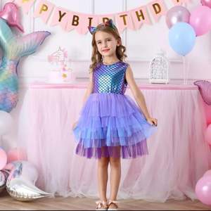 Purple Mermaid Dress Girls | Shimmering Scale Bodice Tutu NZ