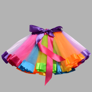 Dresses Tutus Accessories: Rainbow Tutu & Matching Hair Bow