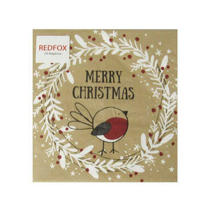Products: Robin Wreath Napkins