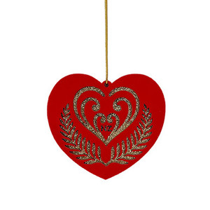 Flock Koru Love Christmas ornament