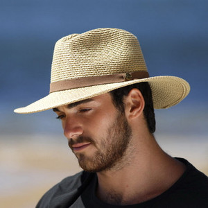 Products: Outback lightweight Fedora natural - Extra large size 63cm