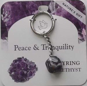 Products: Keyring Amethyst- Peace And Tranquility
