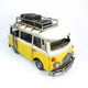 Yellow Combi Van with Luggage