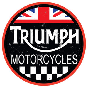 Products: Triumph Motorcycle Metal Sign