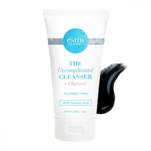 Products: Esmi The Uncomplicated Cleanser + Charcoal 100ml adoresalon