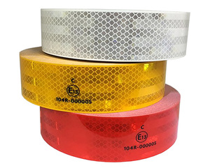 Products: ECE104 Rated Conspicuity Tape: Red, Silver, Yellow
