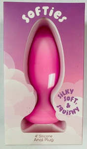 Softies 4in silicone anal plug
