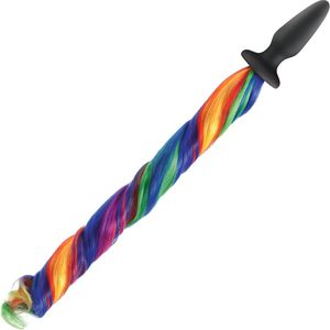 Anal: Pony Plug Multi Colour Butt Plug