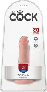 Dongs: Pipedream King Cock 5" Dong With Suction