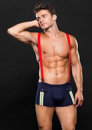 Menswear: Envy fireman trunk & suspenders