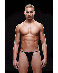 Envy Microfiber G-String Black