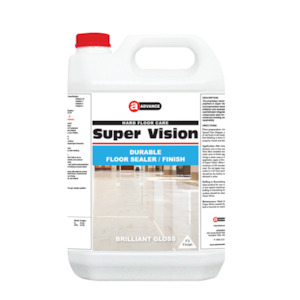 Chemicals: Advance SUPER VISION – Brilliant Gloss, Ultra Wear Floor Sealer Finish
