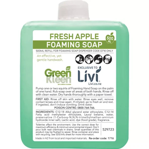 Livi Fresh Apple Foaming Soap Apple 500ml (6 pack) 1716