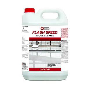 Chemicals: Advance FLASH SPEED – No Rinse Liquifying Floor Stripper