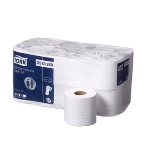 Products: Tork Soft Conventional Toilet Roll T4 400S 2Ply 2263269