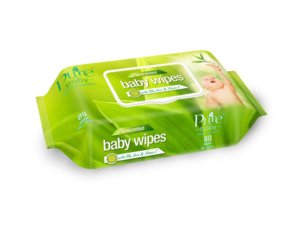 Products: Pure Baby Wet Wipes 1 Ply (24 packs/ctn) BW80C