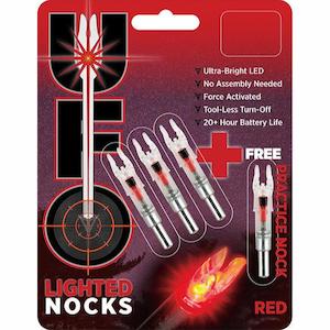 Arrow Components: UFO Lighted Nock 4PK