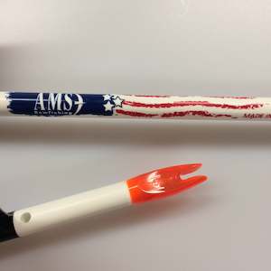 Ams: AMS Bowfishing White Fiberglass Arrow Shaft
