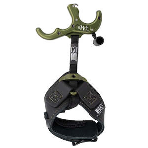 B3 Archery: B3 Exit Hunter Thumb Button with Wrist Strap Green