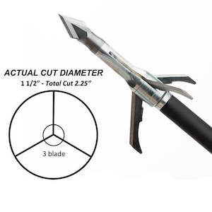 Grim Reaper: Grim Reaper XBOW Razorcut SS 125gr, 3pk