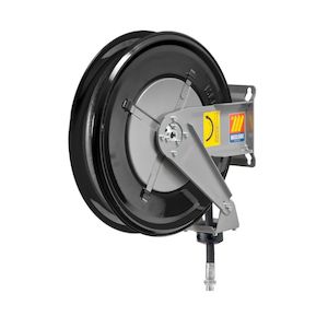 Hose Reels: MECLUBE Heavy Duty Oil Reel 15m x 1/2" Fixed Base