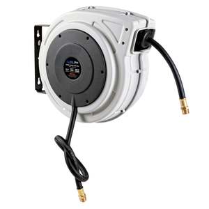 Hose Reels: Lube Pro Plastic Air / Water Hose Reel, 3/8" x 20m polymer hose