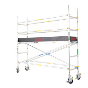 Aluminium Tower: 2600 Series Aluminium 0.7m Wide x 3.0m Long Mobile Scaffold