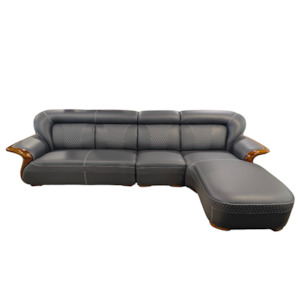Sofa: Rayner Genuine Leather Lounge Suite