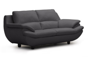 MUST GO! Vercelli 2 Seater Leather Sofa