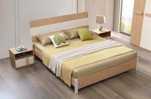 Bedside Table: Clifton Queen Bed Frame / with 2 Bedside Tables Combo / with Mattress Combo