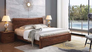 Bed: Lincoln Solid timber Super King Bed Frame