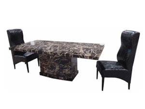 Dining Table: Forest Marble Dining Table