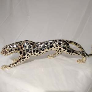 Panther Ornaments - Golden & Black / Medium Size