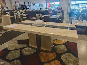 Dining Table: Floor Clearance! Marble 1800mm Dining Table