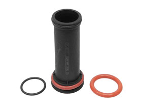 Spark plug tube with O-rings