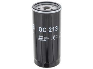 Oil Filter: Large oil filter