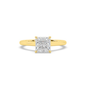 Solitaire Princess Engagement Ring