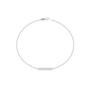 Bracelets: Mini Diamond Bar Bracelet (Total 0.20ct)