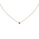 Red Garnet Bezel Pendant (Total 0.15ct)
