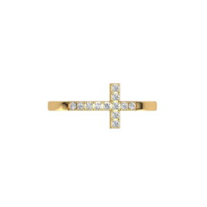 Religious Collection: Fine Diamond Cross Ring