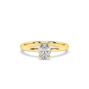 Oval: Solitaire Oval Engagement Ring