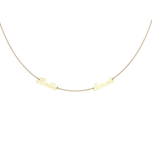 Mothers Day Collection: Double Name Pendant