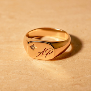 All Jewellery: Cushion Signet Ring