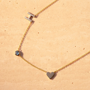 All Jewellery: Initial, Birthstone & Heart Necklace