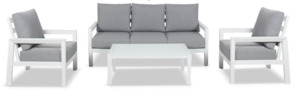 Outdoor: Corsair 4 Piece Outdoor Setting - White