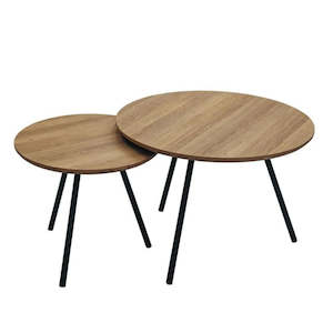 Living Room Furniture: Bumble Lamp Table - Round (Two Piece Set)