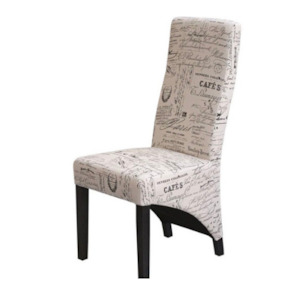 Dining Chairs: Ivy Dining Chair - Newspaper