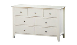 Lowboys: Maple Lowboy - Seven Drawers