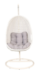 Outdoor Furniture: Raglan Egg Chair - White